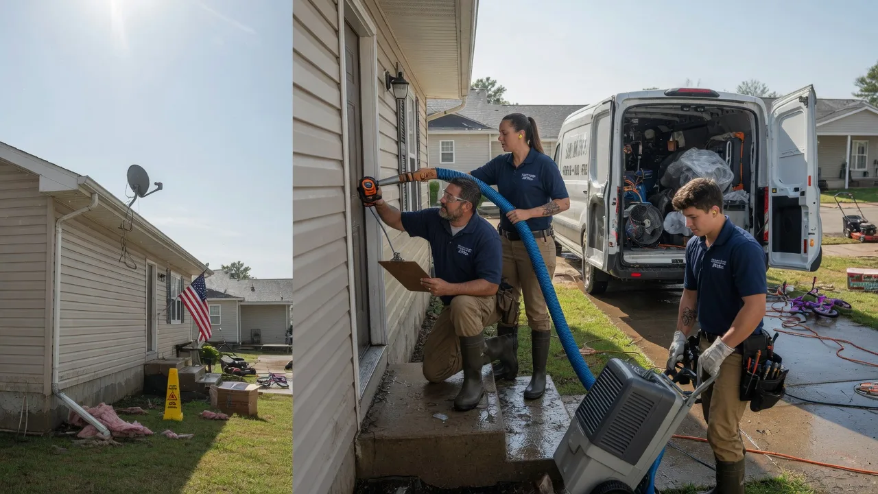 Ceiling Water Damage Restoration in Mount Hope, WI near me